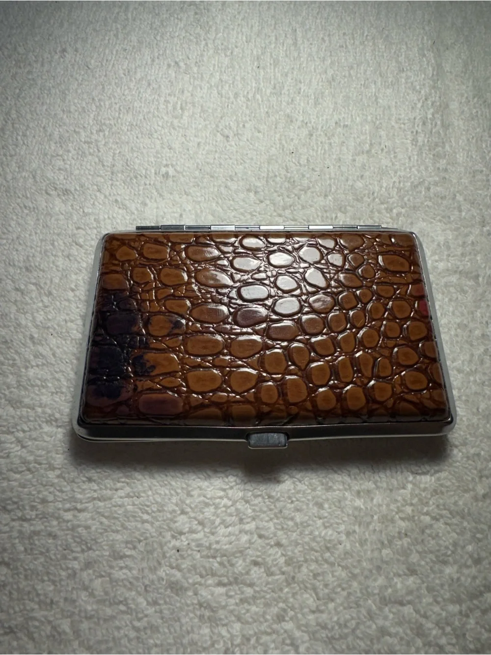 Fengda Double-Sided Cigarette Case Brown